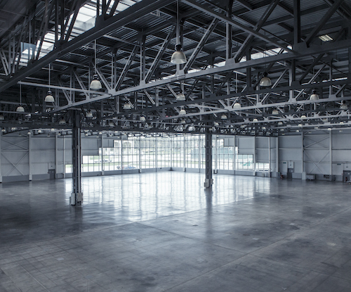 Warehouse floor cleaning